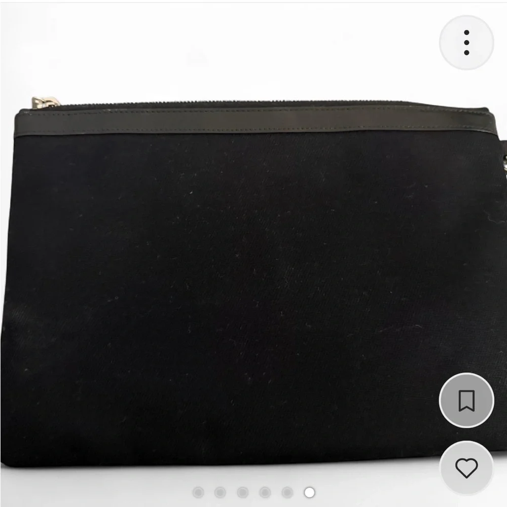 Saint Laurent Black Minimalist Clutch - Picture 6 of 6